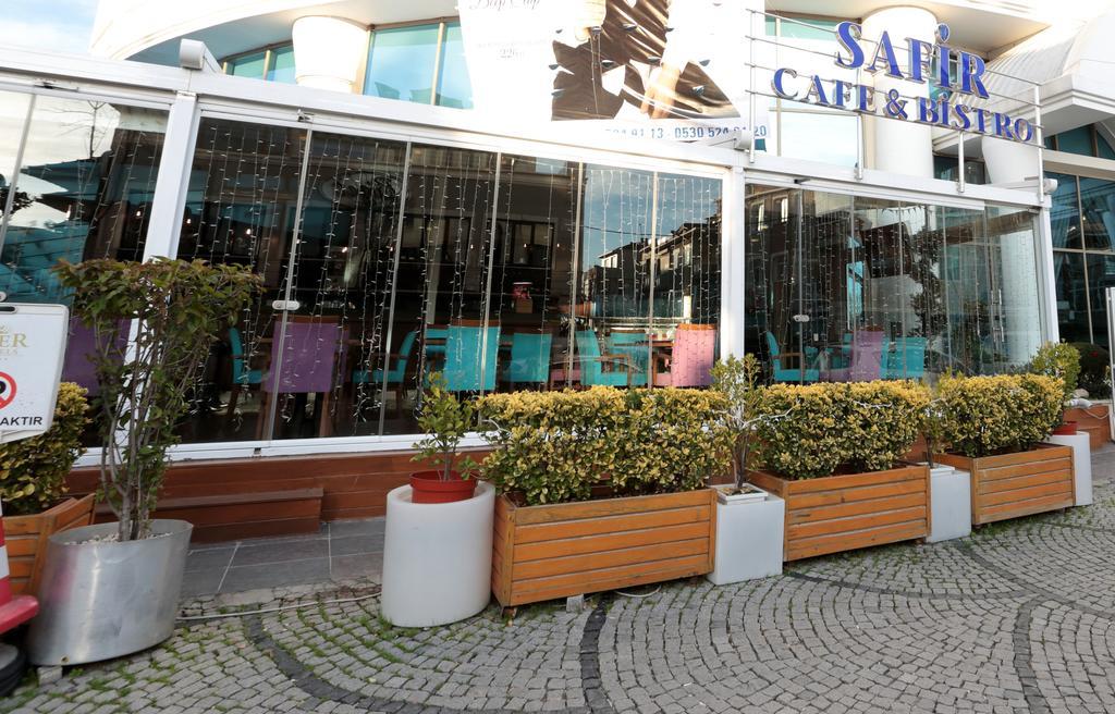Eser Premium Hotel&Spa Büyükçekmece Exterior foto Café & Bistro